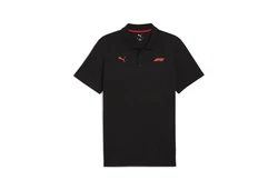 PUMA Poloshirt F1 Essentials Polo Herren Schwarz/Rot
