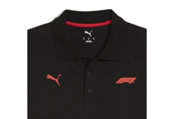 PUMA Poloshirt F1 Essentials Polo Herren Schwarz/Rot