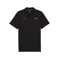 PUMA Poloshirt F1 Essentials Polo Herren Schwarz/Rot