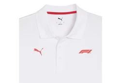 PUMA Poloshirt F1 Essentials Polo Herren Weiß