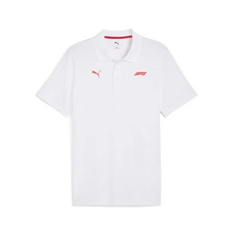 PUMA Poloshirt F1 Essentials Polo Herren Weiß