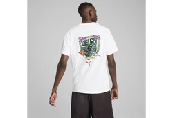 PUMA T-Shirt SPORTS LEGACY Graphic T-Shirt Herren Weiß/Creme
