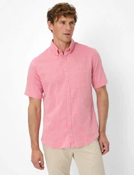 Brax Kurzarmhemd Style DAN Rot/Rosa
