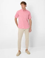 Brax Kurzarmhemd Style DAN Rot/Rosa