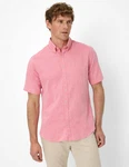 Brax Kurzarmhemd Style DAN Rot/Rosa