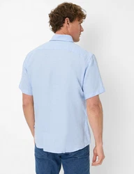 Brax Kurzarmhemd Style DAN Hellblau