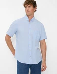 Brax Kurzarmhemd Style DAN Hellblau