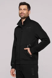 Sweatjacke mit Stehkragen