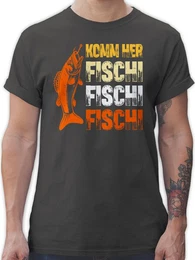 T-Shirt Geschenk fr Angler I Komm Fischi Fischi Fischi I Angeln Geschenk Mnn Angler Geschenke