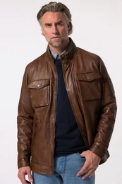 Lederjacke Lederjacke Leder Lammnappa Stehkragen
