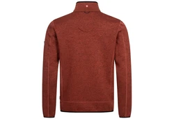 Hhenhorn Strickfleecejacke Tacul Herren Strickjacke Outdoor Sweatshirt Orange/Braun/Rot