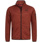 Hhenhorn Strickfleecejacke Tacul Herren Strickjacke Outdoor Sweatshirt Orange/Braun/Rot