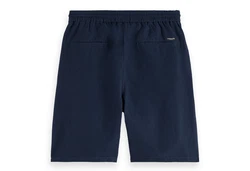 Scotch & Soda Bermudas Herren Fave Cotton Linen Dunkelblau/Blau