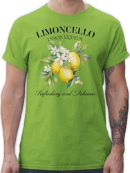 Shirtracer T-Shirt Limoncello Refreshing and Delicious I Limoncello Geschenk Limoncello L Party & Alkohol 