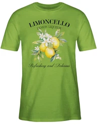 Shirtracer T-Shirt Limoncello Refreshing and Delicious I Limoncello Geschenk Limoncello L Party & Alkohol 