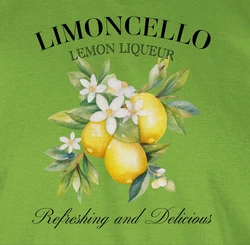 Shirtracer T-Shirt Limoncello Refreshing and Delicious I Limoncello Geschenk Limoncello L Party & Alkohol 