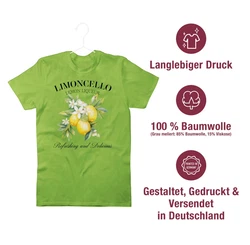 Shirtracer T-Shirt Limoncello Refreshing and Delicious I Limoncello Geschenk Limoncello L Party & Alkohol 
