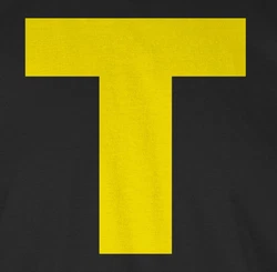 Shirtracer T-Shirt Kostüm Buchstabe T Chipmunk Theodore Karneval & Fasching 