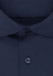seidensticker Businesshemd Kentkragen Dunkelblau
