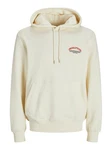 Jack & Jones Sweatshirt Hoodie mit Logo-Print Khaki/Beige/Creme/Gelb
