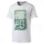 PUMA T-Shirt Rundhals Weiß/Grau/Grün/Dunkelgrün/Silber/Hellgrün