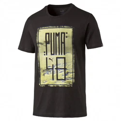 PUMA T-Shirt Rundhals Dunkelgrün/Braun/Dunkelgrau/Beige/Khaki