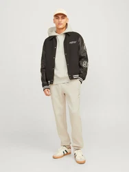 Jack & Jones Sweatshirt Langarmshirt JJEUrban Edge (1-tlg) Khaki/Beige/Hellgrün/Braun