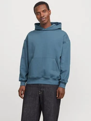Jack & Jones Sweatshirt Langarmshirt JJEUrban Edge (1-tlg) Blau/Grau/Türkis