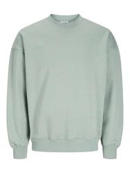 JACK & JONES Sweatshirt JJEUrban Edge Grün/Hellgrün/Hellblau