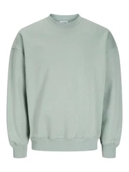 JACK & JONES Sweatshirt JJEUrban Edge Grün/Hellgrün/Hellblau