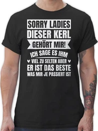 T-Shirt Sorry Ladies! Dieser Kerl gehrt mir - Lustiges Valentinstagsgeschenke Valentinstag Partner Liebe