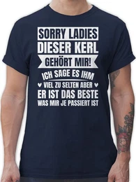 T-Shirt Sorry Ladies! Dieser Kerl gehrt mir - Lustiges Valentinstagsgeschenke Valentinstag Partner Liebe