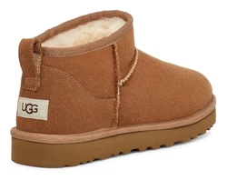 UGG CLASSIC ULTRA MINI Schlupfboots Braun/Beige/Orange