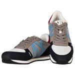 ARMANI EXCHANGE Herren Sneaker Low Schnür-Schuh Retro Logo Sneaker Blau/Grau