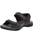 Josef Seibel Arlo 02 Sandale Trekkingsandale Komfortschuh Dunkelbraun/Khaki/Braun/Grau