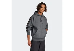 adidas Sportswear Kapuzensweatshirt 3S FL HD Hellgrau/Dunkelgrau/Grau
