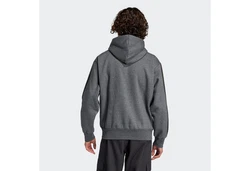 adidas Sportswear Kapuzensweatshirt 3S FL HD Hellgrau/Dunkelgrau/Grau