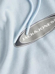 Jack & Jones Hoodie JCOPACER LOGO PRINT SWEAT HOOD Blau/Hellblau