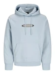 Jack & Jones Hoodie JCOPACER LOGO PRINT SWEAT HOOD Blau/Hellblau