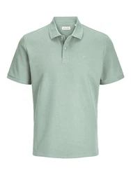 JACK & JONES Poloshirt JJEAUSTIN Grün/Hellgrün