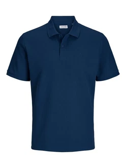 JACK & JONES Poloshirt JJEAUSTIN Dunkelblau/Blau JACK & JONES Poloshirt JJEAUSTIN Dunkelblau/Blau