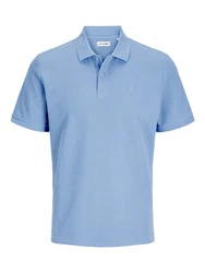 JACK & JONES Poloshirt JJEAUSTIN Hellblau/Blau