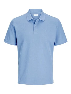 JACK & JONES Poloshirt JJEAUSTIN Hellblau/Blau JACK & JONES Poloshirt JJEAUSTIN Hellblau/Blau