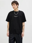 JACK & JONES T-Shirt 'JORIslington' Schwarz/Beige