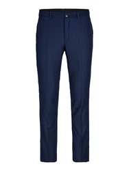 Jack & Jones Plus Anzughose JPRSOLARIS TROUSER NOOS Dunkelblau/Blau/Hellblau