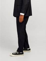 Jack & Jones Plus Anzughose JPRSOLARIS TROUSER NOOS Dunkelblau/Blau/Hellblau