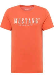 MUSTANG Kurzarmshirt Style Austin Orange/Rot
