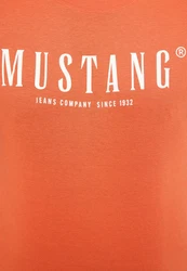 MUSTANG Kurzarmshirt Style Austin Orange/Rot