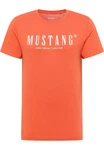 MUSTANG Kurzarmshirt Style Austin Orange/Rot