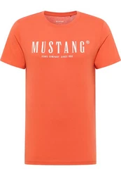 MUSTANG Kurzarmshirt Style Austin Orange/Rot